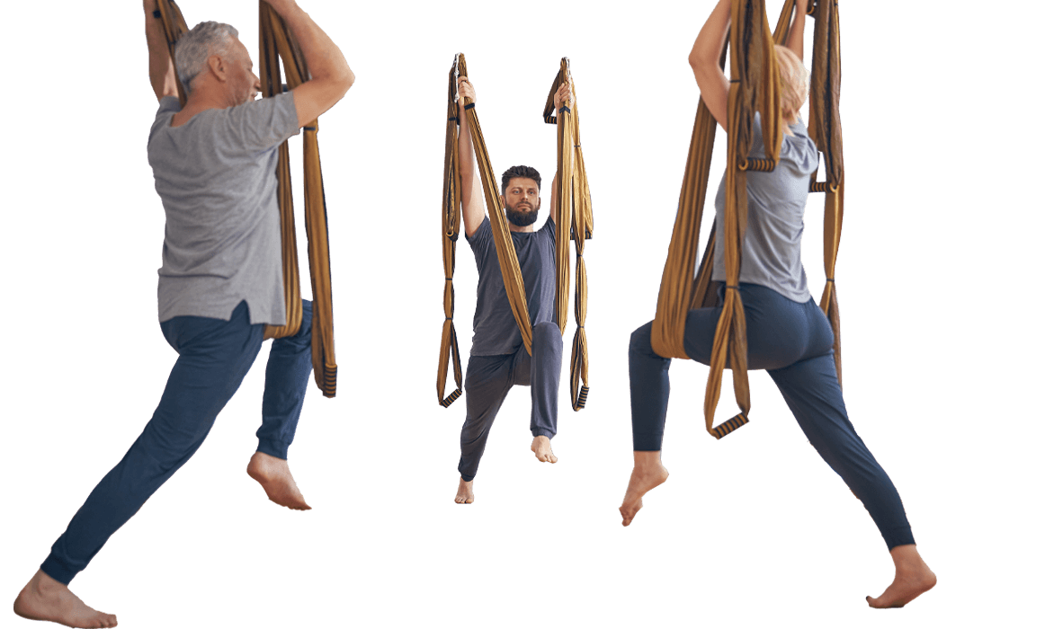 Are you looking for aerial yoga courses in the Hanover region?